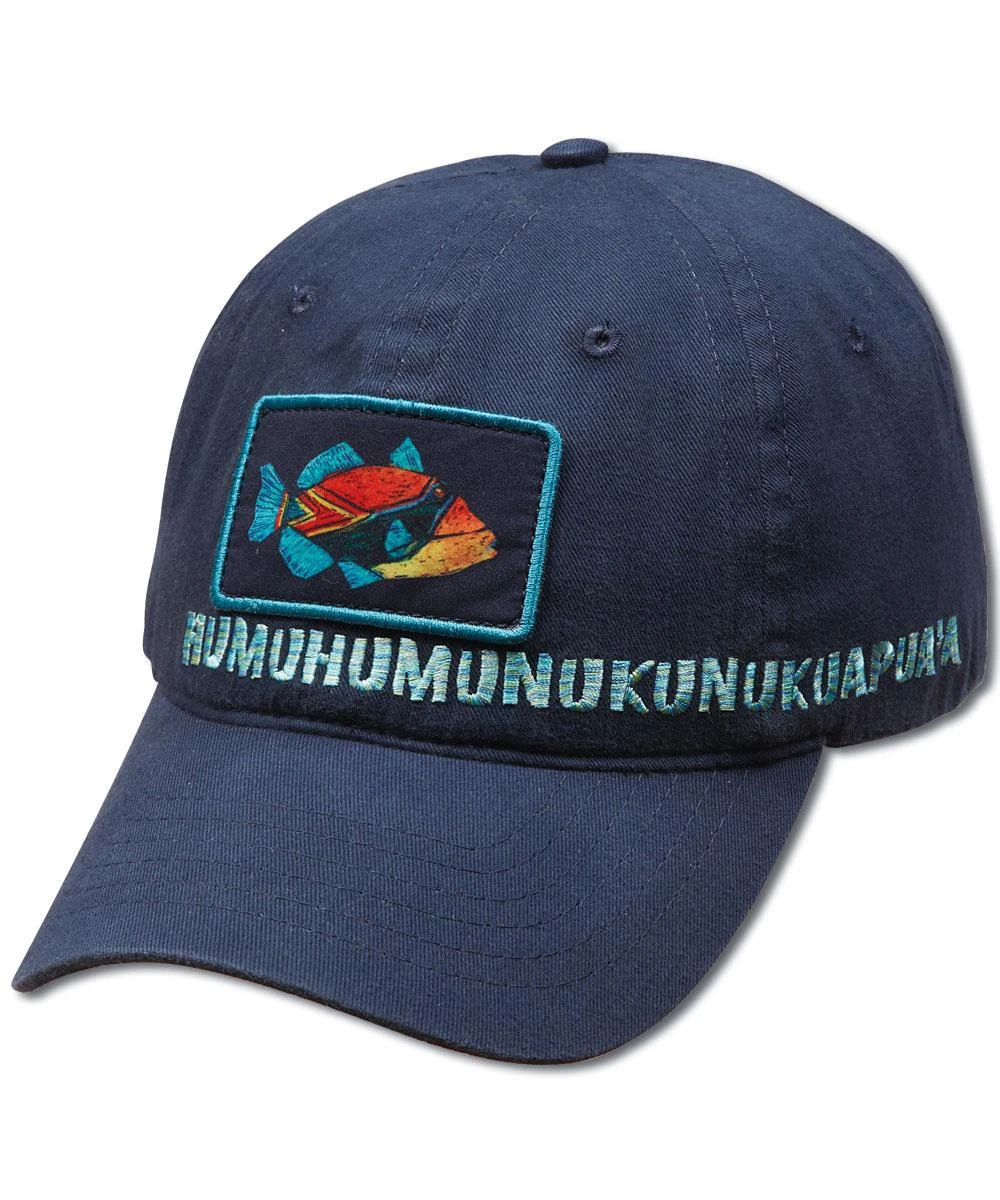 Humu Kalakoa - Navy Twill Hat 1 Humu Kalakoa - Navy Twill Hat