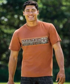 Mano Guardian Band - Cinnamon Dyed Short Sleeve Crewneck T-Shirt