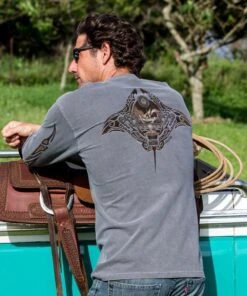 Maui Legend - Crater Dyed® Long Sleeve Crewneck T-Shirt