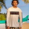 Chief Tapa Band - Coconut Dyed Long Sleeve Crewneck T-Shirt