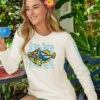 Humu Surf - Coconut Dyed Long Sleeve Crewneck T-Shirt