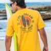 Pipe Dream Surf Shop - Pineapple Dyed Short Sleeve Crewneck T-Shirt