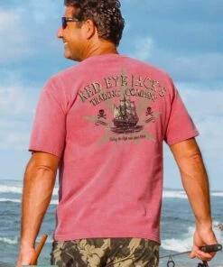 Red Eye Jacks - Paradise Red Dyed Short Sleeve Crewneck T-Shirt