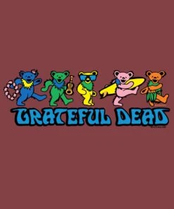 Grateful Dead Hula Bears - Paradise Red Dyed Short Sleeve Crewneck T-Shirt 5 Grateful Dead Hula Bears - Paradise Red Dyed Short Sleeve Crewneck T-Shirt -Freedom Style Shop 527581fc b18a 4648 8c89 7fb8dd3e6bd6