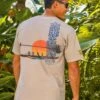 Paddle Out - Kona Coffee Dyed Short Sleeve Crewneck T-Shirt