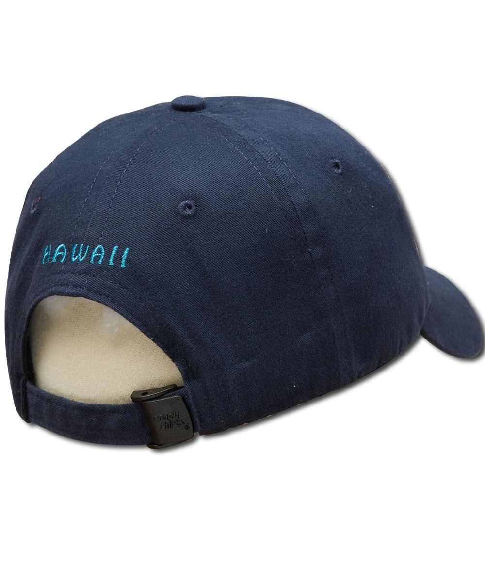 Humu Kalakoa - Navy Twill Hat 2 Humu Kalakoa - Navy Twill Hat - Image 2