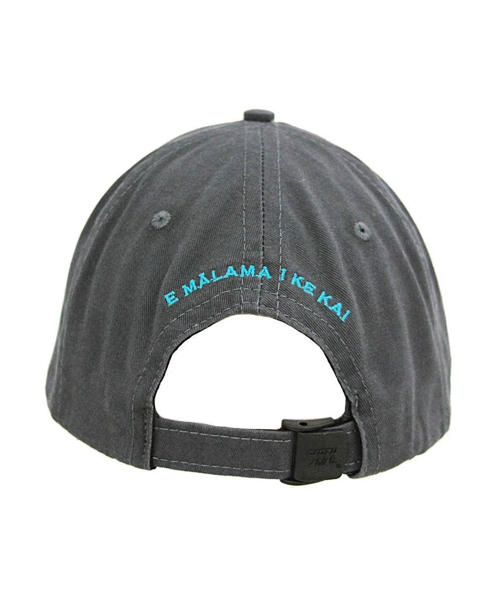 Blue Hawaii Dive - Charcoal Twill Hat 2 Blue Hawaii Dive - Charcoal Twill Hat - Image 2