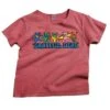 Grateful Dead Hula Bears - Paradise Red Dyed Short Sleeve Scoop Neck T-Shirt