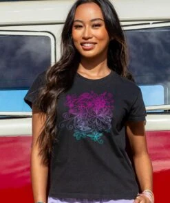 MS The Vines - Black Short Sleeve Crewneck T-Shirt