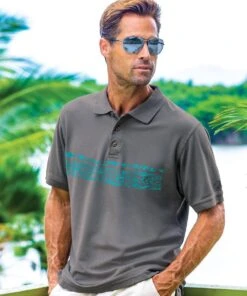 Island Racer - Crater Dyed® Short Sleeve Pique’ Polo Shirt
