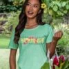 Ohia Lehua Band - Key Lime Dyed Short Sleeve Scoop Neck T-Shirt