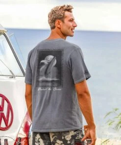 Wyland® Protect The Ocean - Crater Dyed® Short Sleeve Crewneck T-Shirt