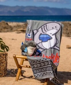 Circling Sharka™ - Microfiber Beach Towel -Freedom Style Shop a95783c7 fece 4c72 870d f74f75135bbc