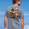 Woody Surf Signs - Crater Dyed® Short Sleeve Crewneck T-Shirt
