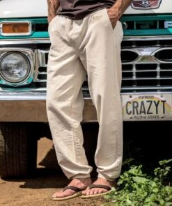 Coconut Dyed Canton Pants