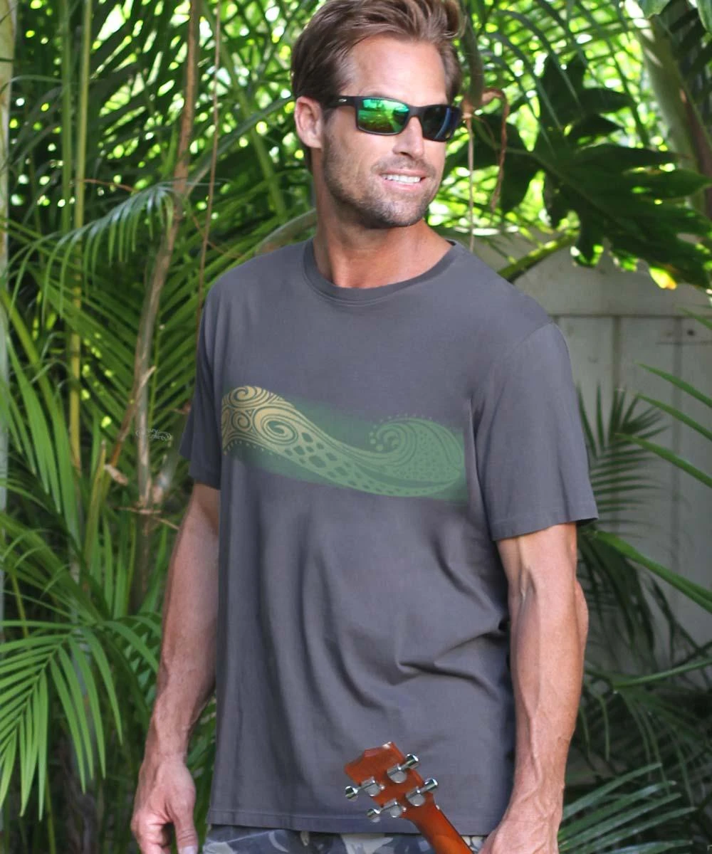 Spotted Ray Band - Smoke Short Sleeve Pima T-Shirt 1 Spotted Ray Band - Smoke Short Sleeve Pima T-Shirt