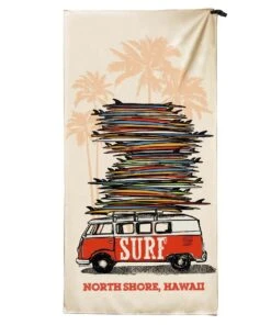 Volkswagen Surfmobile - Microfiber Beach Towel