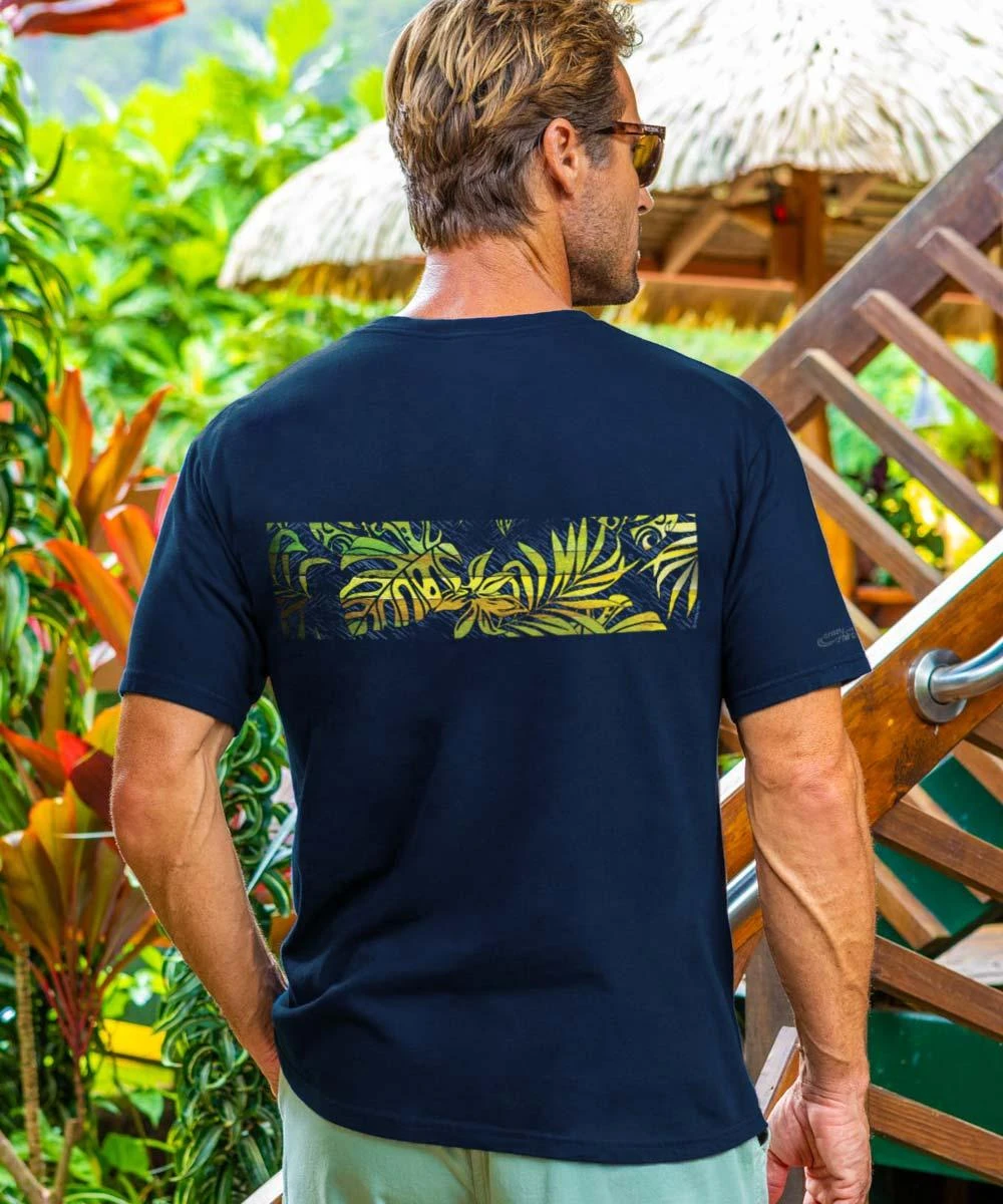 Island Trials Band - Navy Short Sleeve Crewneck T-Shirt 2 Island Trials Band - Navy Short Sleeve Crewneck T-Shirt - Image 2