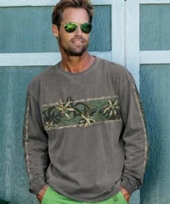 Piko Band - Crater Dyed® Long Sleeve Crewneck T-Shirt