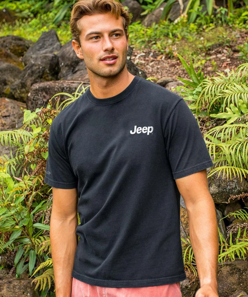 Jeep Life - Black Short Sleeve Crewneck T-Shirt 2 Jeep Life - Black Short Sleeve Crewneck T-Shirt - Image 2