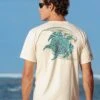 Tribal Honu Nalu - Coconut Dyed Short Sleeve Crewneck T-Shirt
